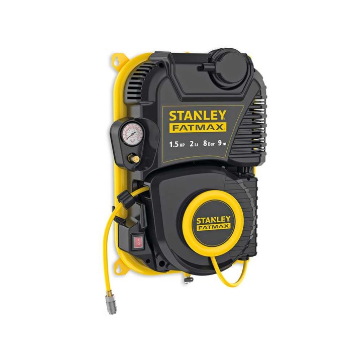 Stanley Wall Tech Pro seinäkompressori, öljytön, 1,5 HP, 2 l, 230 V