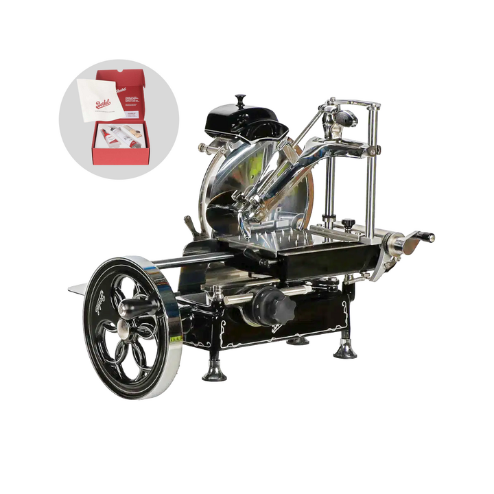 Berkel B2 Nero käsikäyttöinen viipalointikone 265 mm kromattu terä