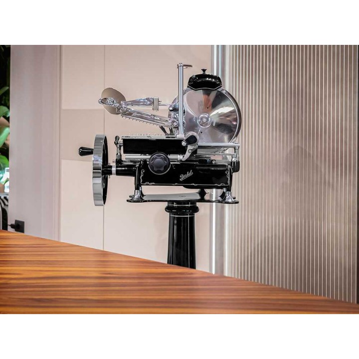Berkel B2 Nero käsikäyttöinen viipalointikone, 265 mm kromattu terä