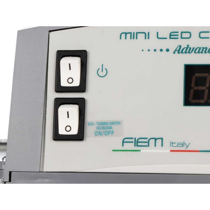 FIEM Cip Cip 28 Mini Led Advanced automaattinen hautomakone, 28 munaa, 130 W, 230 V