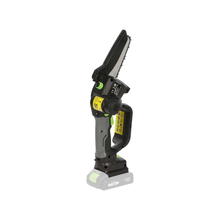 Ribimex PRBAT20/ELAGSB akkukäyttöinen oksasaha, 20 V, 15 cm, ilman akkua ja laturia