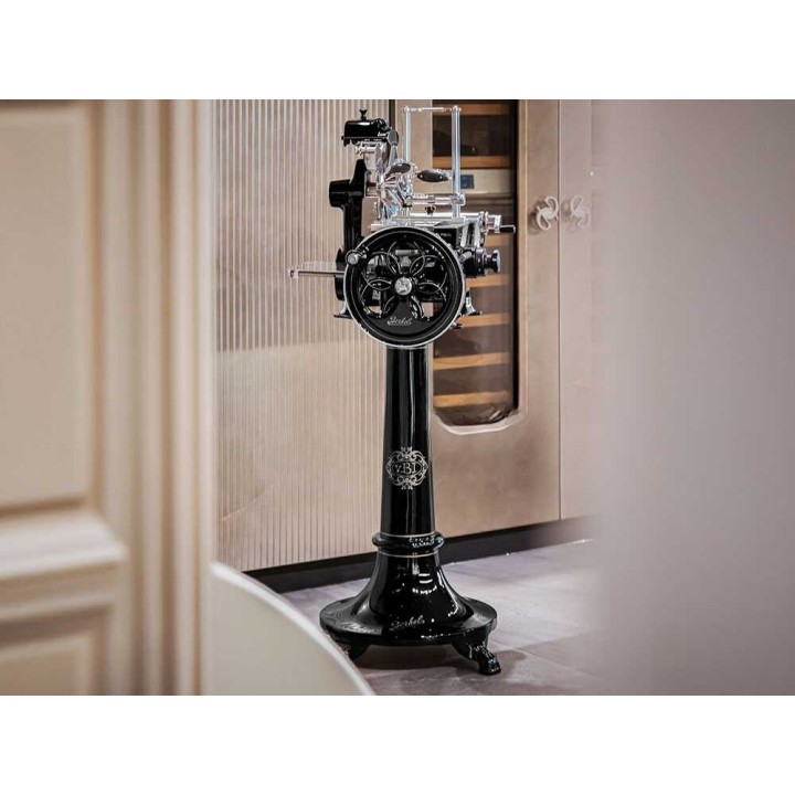 Berkel B2 Nero vauhtipyöräkäyttöinen viipalointikone, 265 mm, musta jalustalla