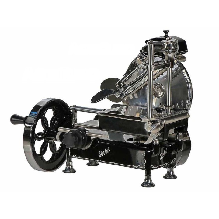 Berkel B2 Nero vauhtipyöräkäyttöinen viipalointikone, 265 mm, musta jalustalla