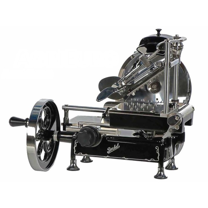 Berkel B2 Nero vauhtipyöräkäyttöinen viipalointikone, 265 mm, musta jalustalla