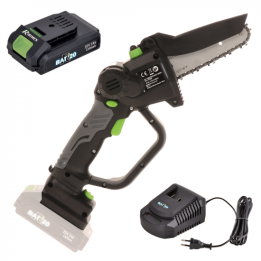 Ribimex PRBAT20 ELAG akkukäyttöinen oksasaha 20 V 2 Ah 15 cm