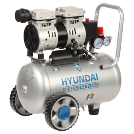 Hyundai 4J 750 24L hiljainen öljytön kompressori 24 l 1 HP 8 bar