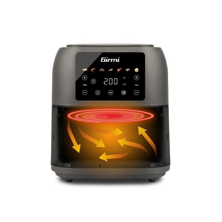 Girmi FG92 Ecofrit Deep digitaalinen kuumailmakeitin, 8 l, 1 700 W