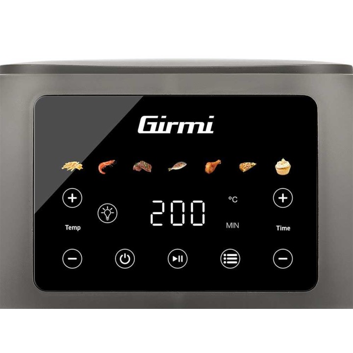 Girmi FG92 Ecofrit Deep digitaalinen kuumailmakeitin, 8 l, 1 700 W