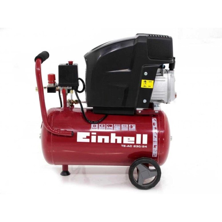 Einhell TE-AC 230/24 sähkökompressori, 2 HP, 24 l, 8 bar