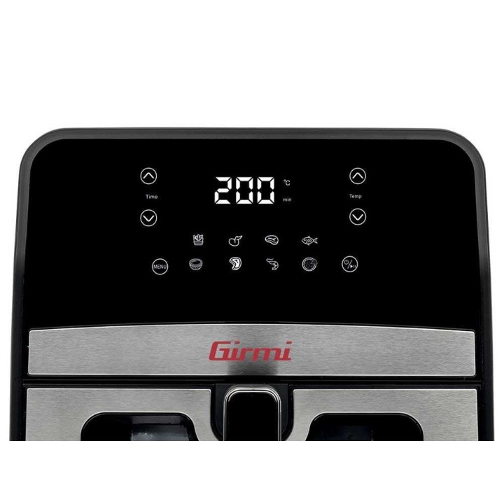Girmi FG85 Ecofrit 6.5 digitaalinen kuumailmakeitin, 6,5 l, 1 800 W