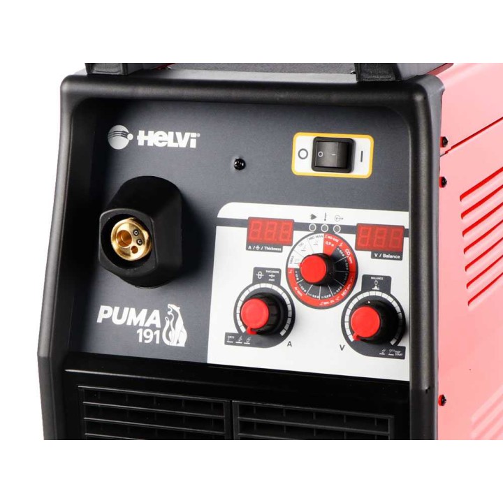HELVI Puma 191 moniprosessihitsauslaite, MIG/MAG, TIG ja MMA, 230 V