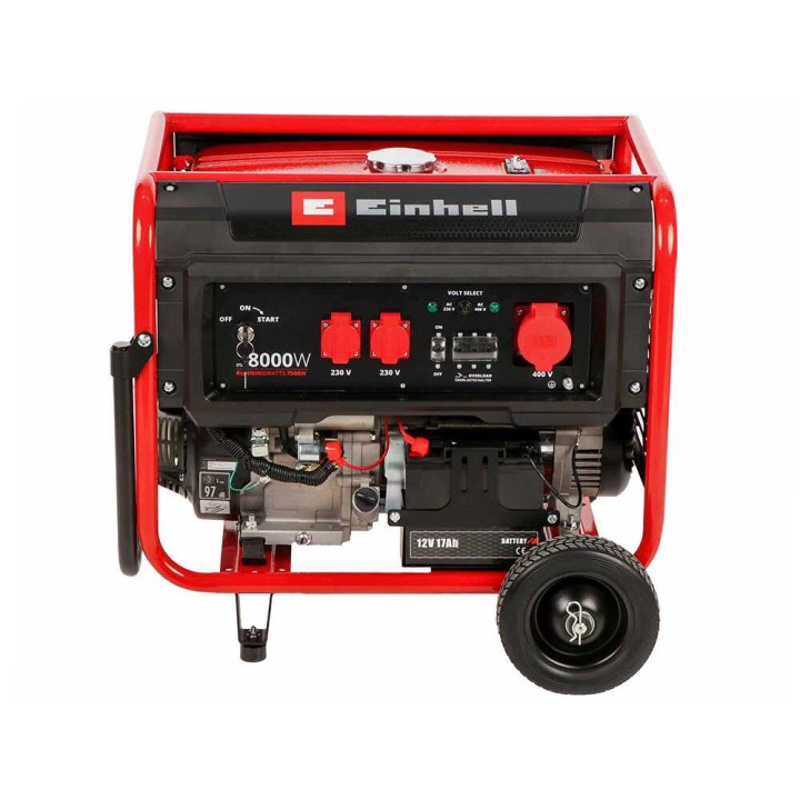Einhell TC-PG 8000 bensiinigeneraattori, 8 kW, kolmivaihe, AVR, 230/400 V