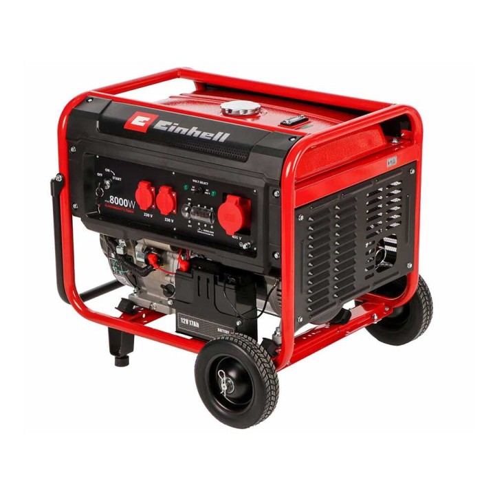 Einhell TC-PG 8000 bensiinigeneraattori, 8 kW, kolmivaihe, AVR, 230/400 V