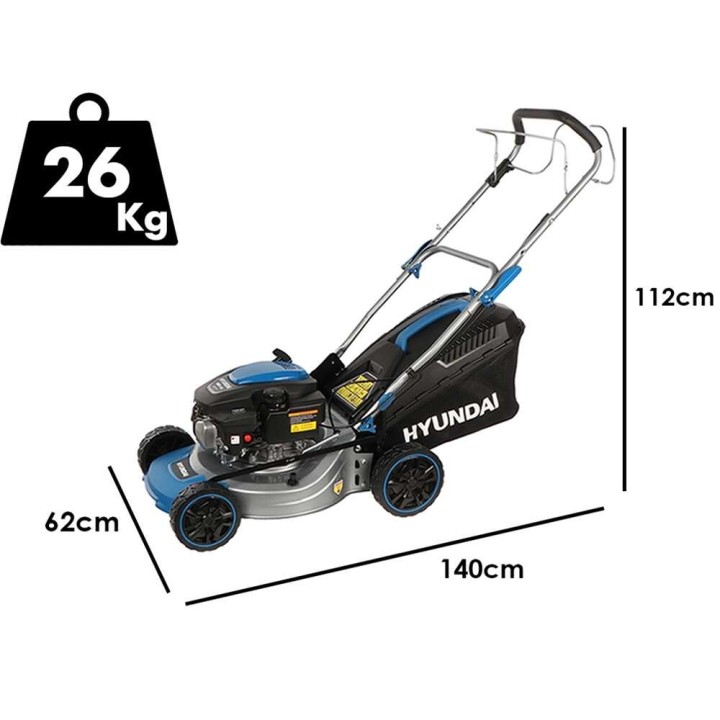 Hyundai DM43SC-D150 vetävä ruohonleikkuri, 43 cm, 150 cm³, 5 HP