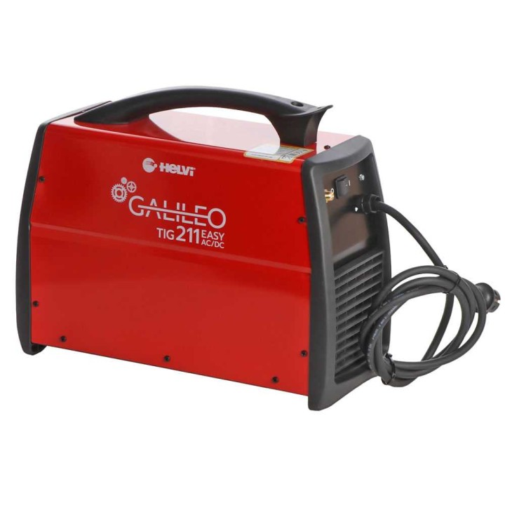 HELVI Galileo TIG 211 Easy AC/DC invertterihitsauskone, TIG/MMA, 230 V, 5–200 A
