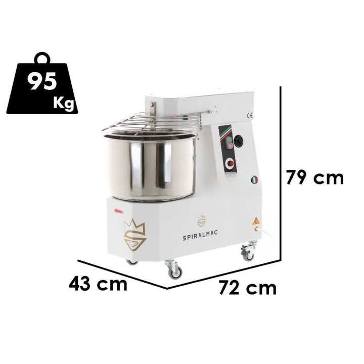 Spiralmac SV25VV spiraalitaikinakone, 25 kg, 10 nopeutta