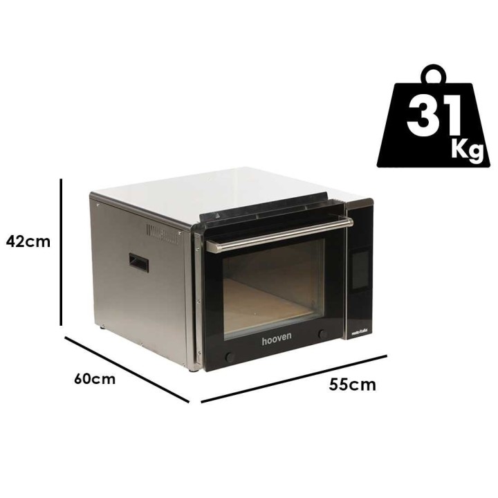 Resto Italia Hooven 342D digitaalinen sähköinen pizzauuni, 2 900 W