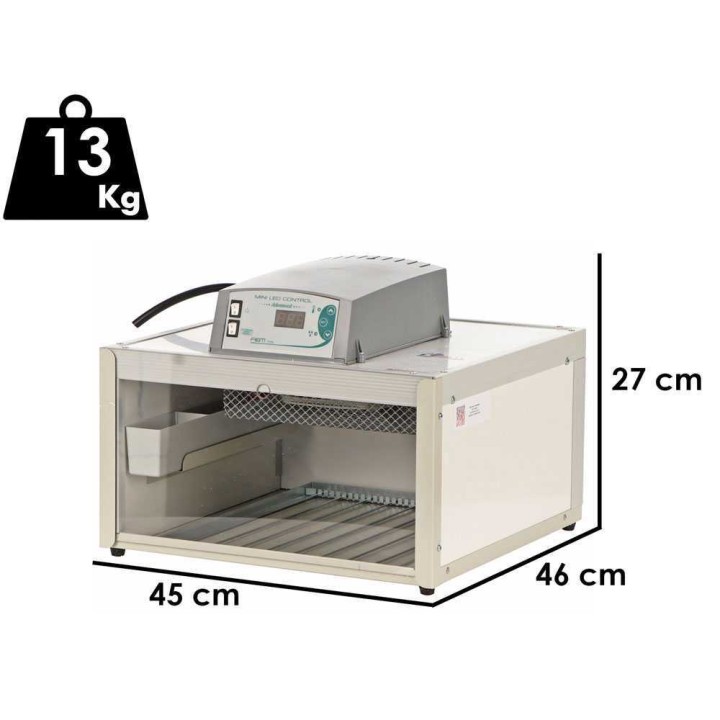 FIEM Cip Cip 40 Mini Led Advanced automaattinen munien haudontakone, 40 munaa
