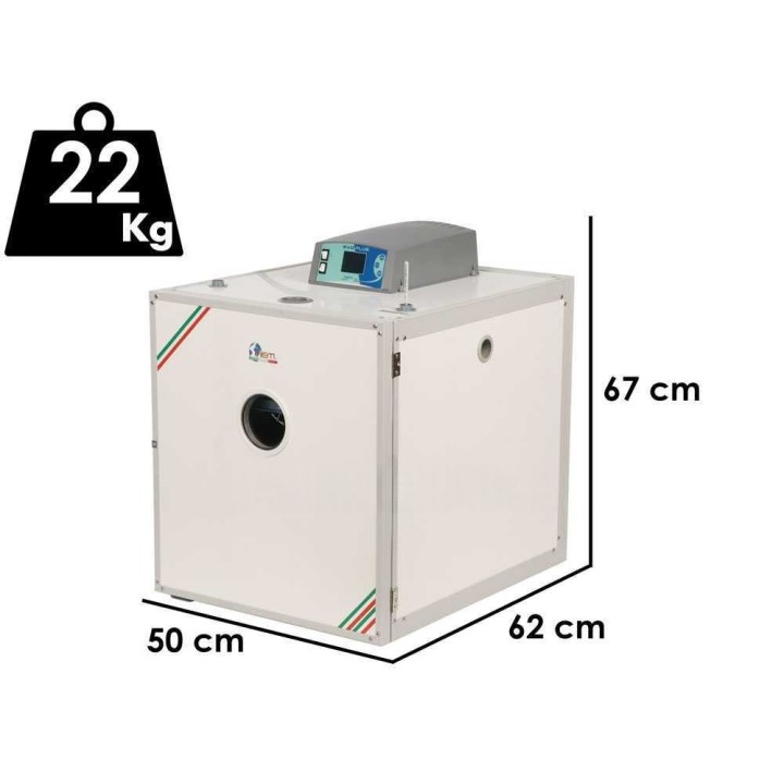 FIEM MG140/200 Rural EVO PLUS automaattinen hautomakone, 140 munaa, 220 W, 230 V