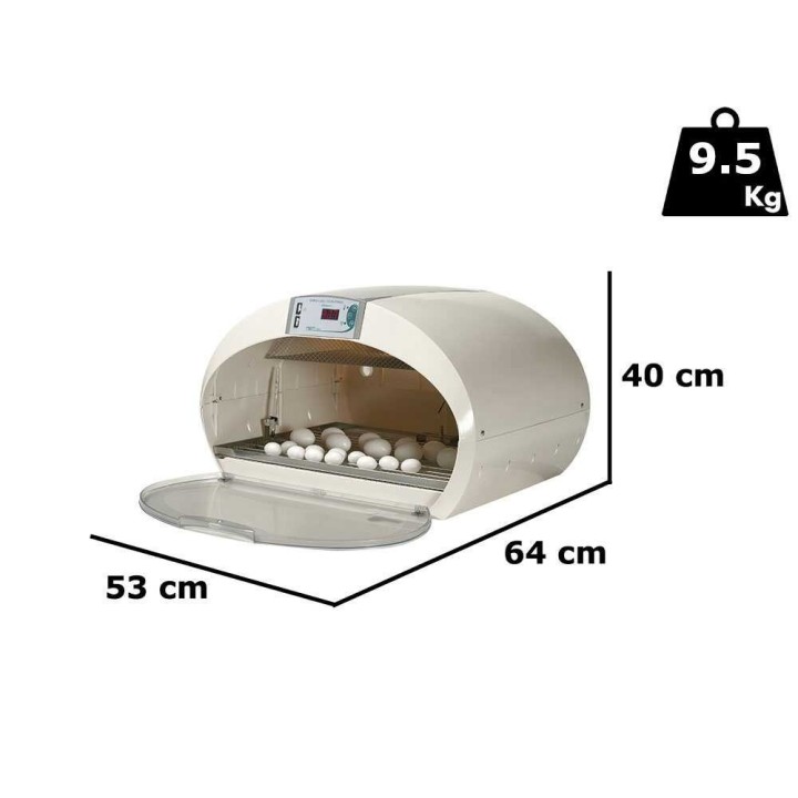 FIEM Cosmo MiniLed Advanced 72 Led automaattinen hautomakone, 72 munaa, 230 V