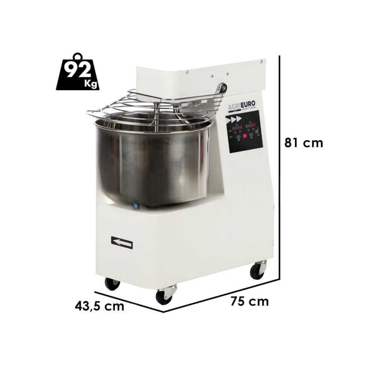 Mixer 3000 T-2G DIG spiraalitaikinakone, 24 kg, 400 V, 2 nopeutta