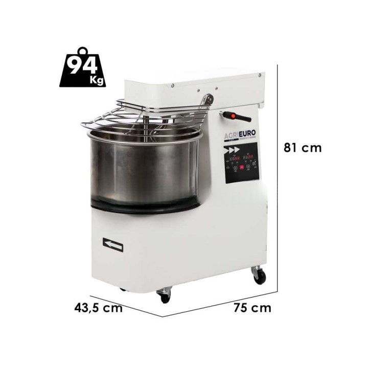 Mixer 3000 T-2G Deluxe DIG spiraalitaikinakone, 24 kg, 400 V
