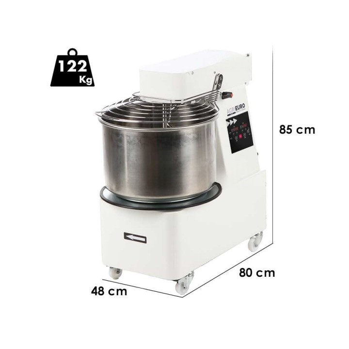 Mixer 5000 T-2G Deluxe DIG spiraalitaikinakone, 40 kg, 400 V, 2 HP