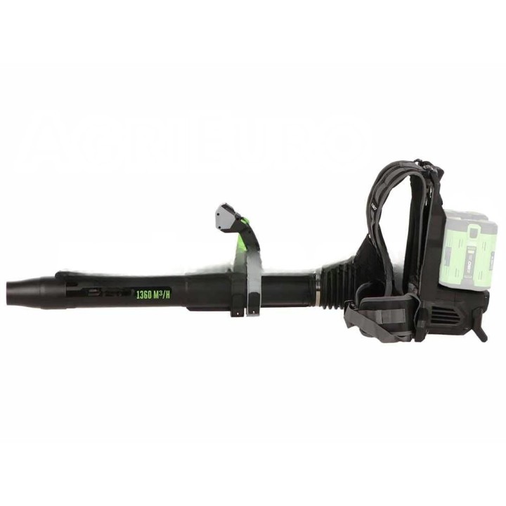 EGO LBPX8000 akkukäyttöinen selkäpuhallin, 56 V, 85 m/s, ilman akkua ja laturia
