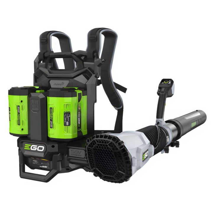 EGO LBPX8000 akkukäyttöinen selkäpuhallin, 56 V, 85 m/s, ilman akkua ja laturia