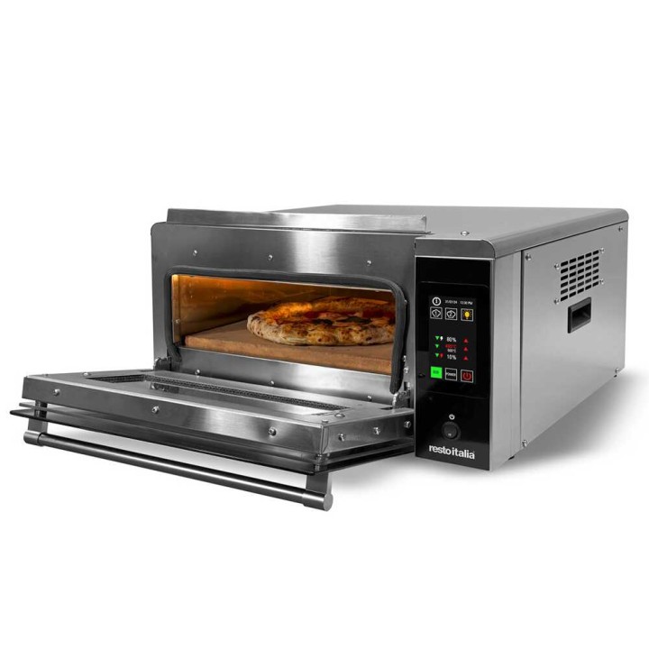 Resto Italia Hooven 341D digitaalinen sähköpizzauuni, 2 900 W, 518 °C