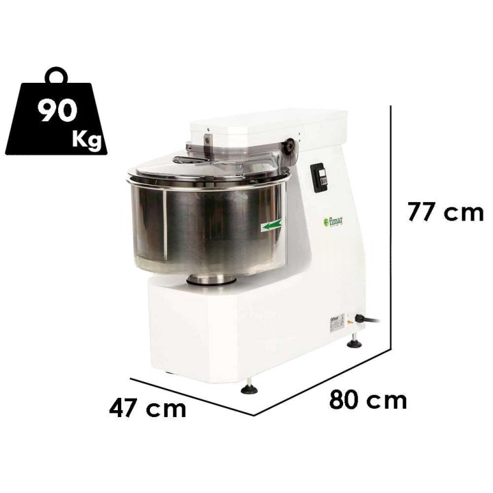 Fimar 40LN -spiraalitaikinakone, 36 kg, kolmivaiheinen 400 V