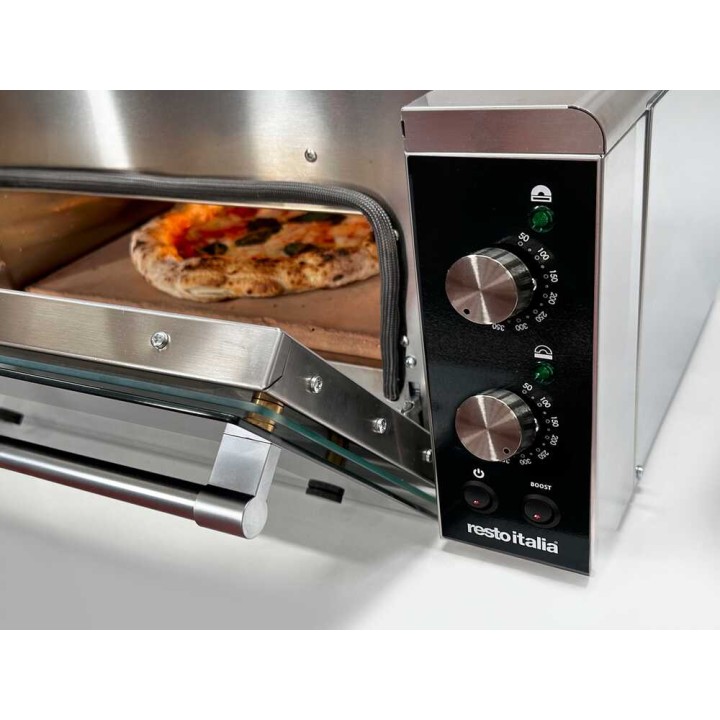 Resto Italia Hooven 341M sähköinen pizzauuni, 2 900 W, 518 °C