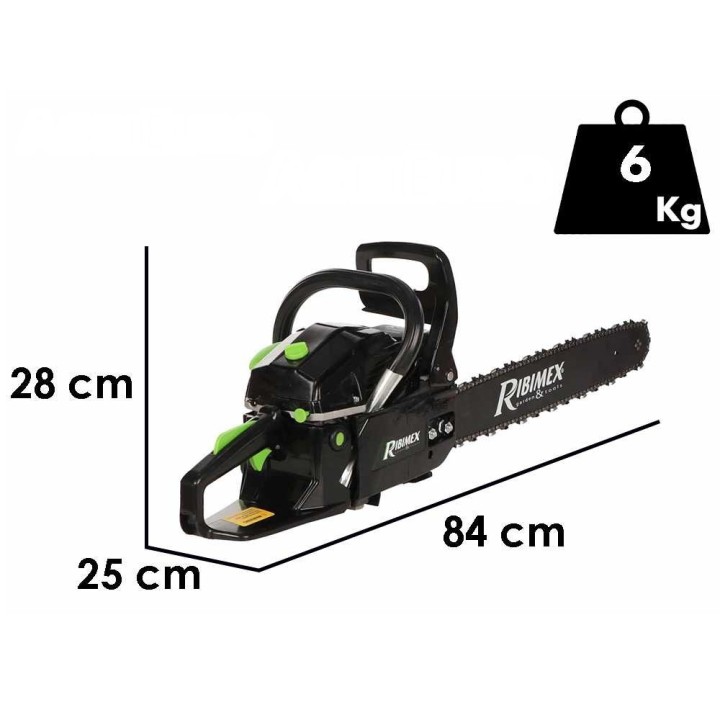 Ribimex PRTRT451 moottorisaha, 45 cm³, 2,3 HP, 45 cm