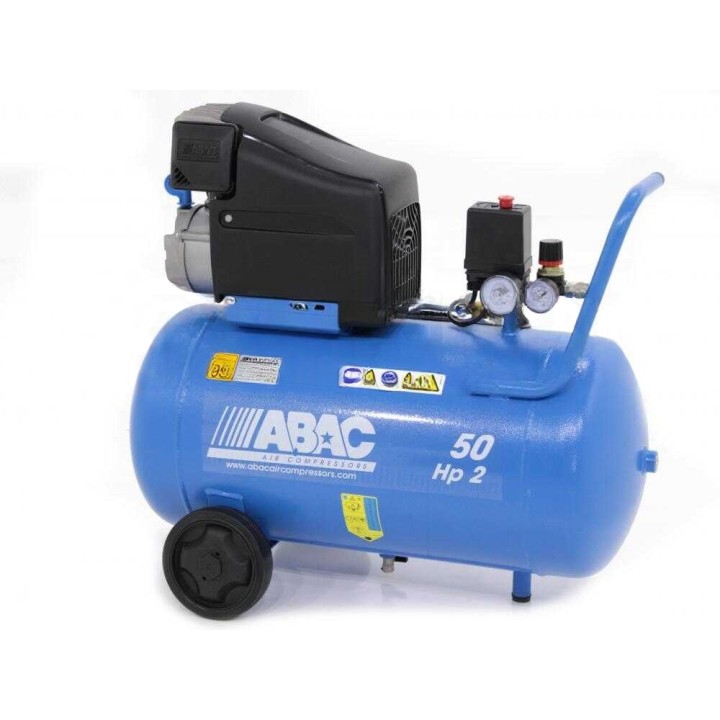 ABAC Montecarlo L20 -kompressori, 2 HP, 50 l, 10 bar