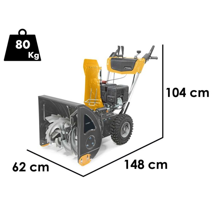 Stiga ST 3256 P -lumilinko, 212 cm³, 55 cm, 5 + 2 vaihdetta