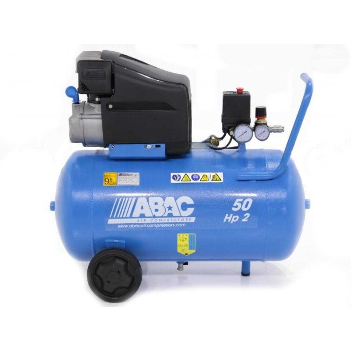 ABAC Montecarlo L20 -kompressori, 2 HP, 50 l, 10 bar