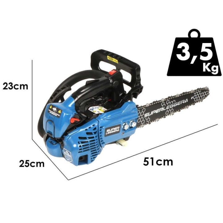 Hyundai TCS2510 karsintamoottorisaha, 25 cm carving-laippa, 25 cm³, 1,5 HP