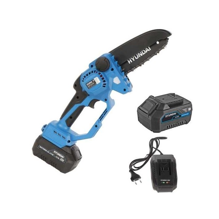 Hyundai ZCS777 6L T akkukäyttöinen oksasaha 20 V 4 Ah 15 cm