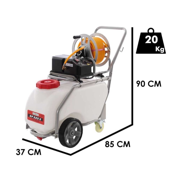 GeoTech SP 520 E akkukäyttöinen ruisku, 50 l, 12 V