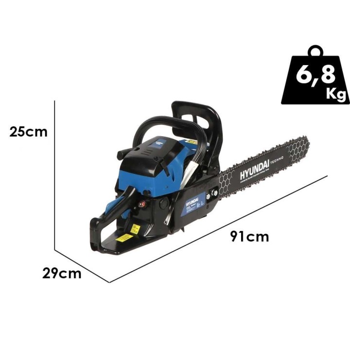 Hyundai CS5300-5 moottorisaha, 53 cm³, 3 HP, 50 cm Oregon-laippa