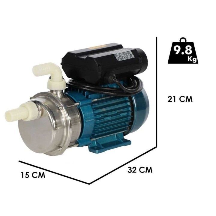 Tellarini ALM 25 MS sähköinen siirtopumppu, 230 V, 54 l/min, AISI 316