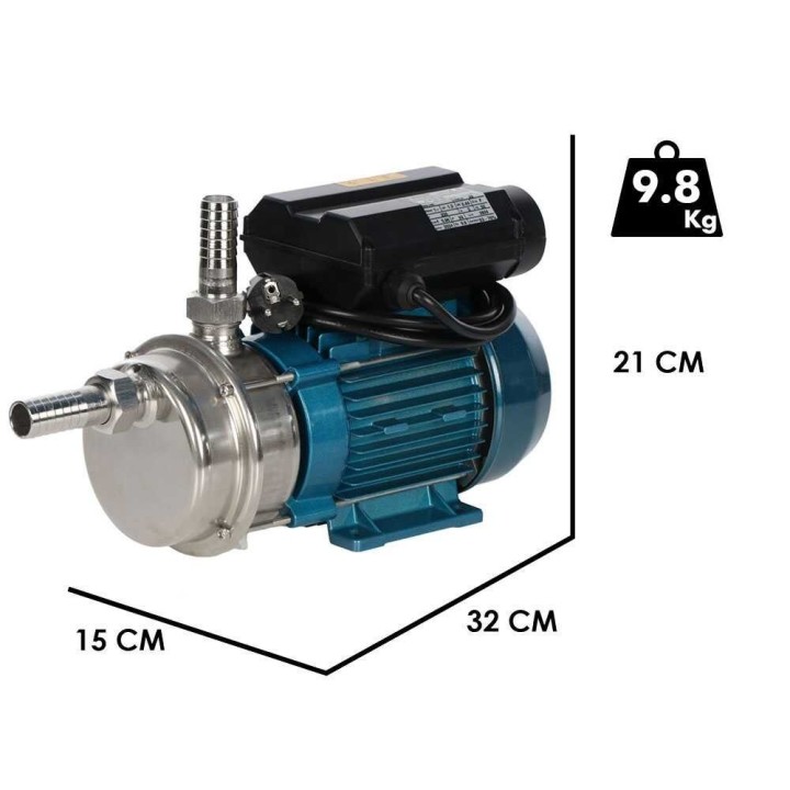 Tellarini ALM 25 MS sähköinen siirtopumppu, AISI 316, 54 l/min, 230 V