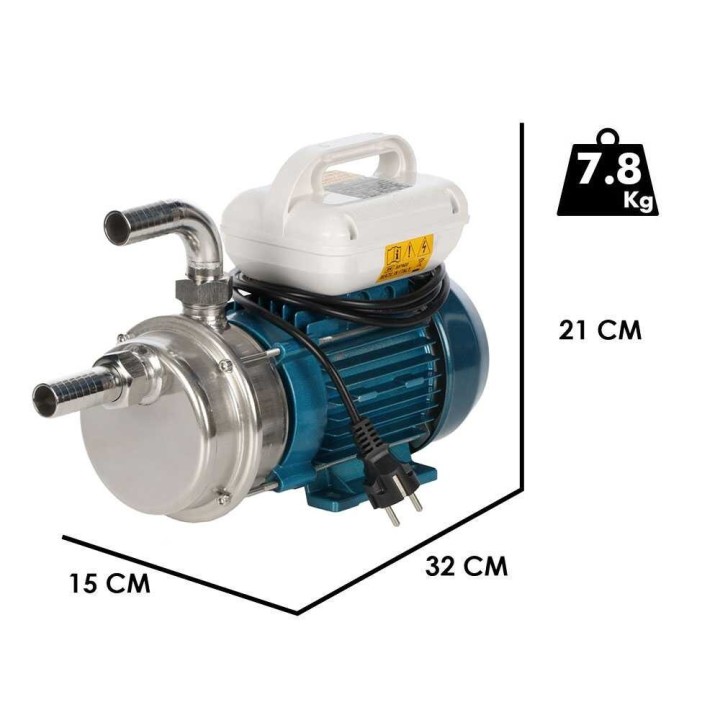 Tellarini ALM 25 sähköpumppu nesteiden siirtoon, 48 l/min, AISI 316, 230 V