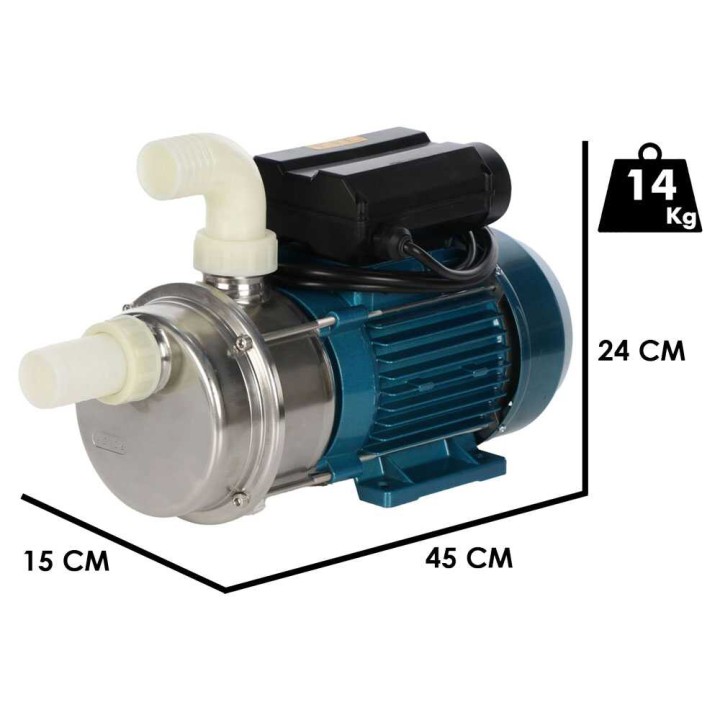 Tellarini ALM 30 sähköpumppu nesteiden siirtoon, 2 HP, 230 V, AISI 316