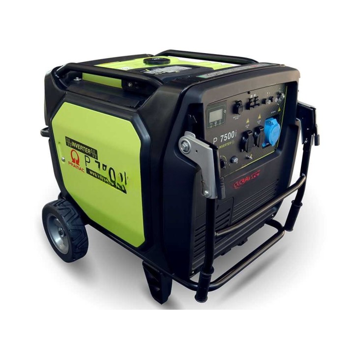 Pramac P7500I invertterigeneraattori, 7 kW, yksivaiheinen, bensiinikäyttöinen