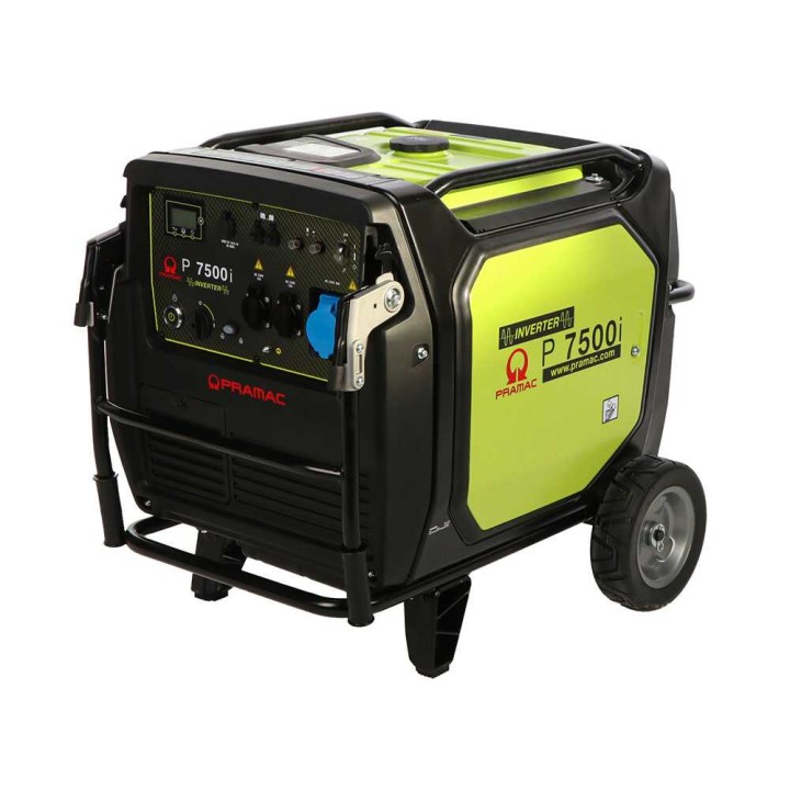Pramac P7500I invertterigeneraattori, 7 kW, yksivaiheinen, bensiinikäyttöinen