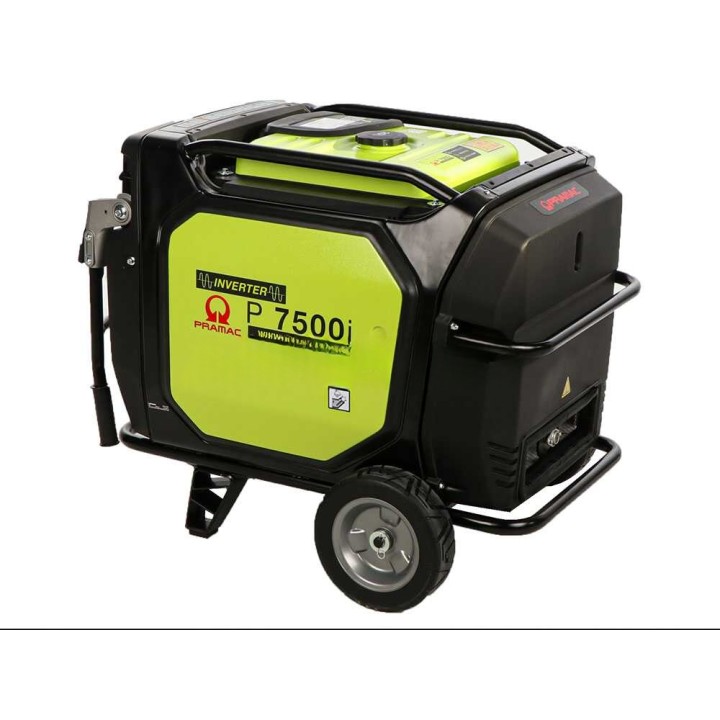 Pramac P7500I invertterigeneraattori, 7 kW, yksivaiheinen, bensiinikäyttöinen