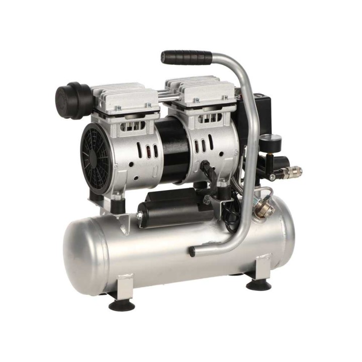 Hyundai 4J-750-6L hiljennetty öljytön kompressori, 1 HP, 6 l, 230 V