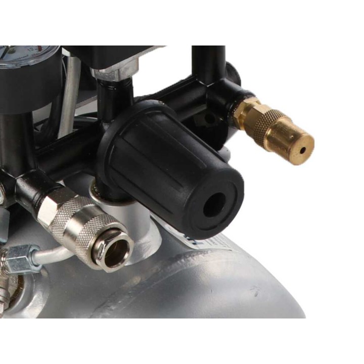 Hyundai 4J-750-6L hiljennetty öljytön kompressori, 1 HP, 6 l, 230 V