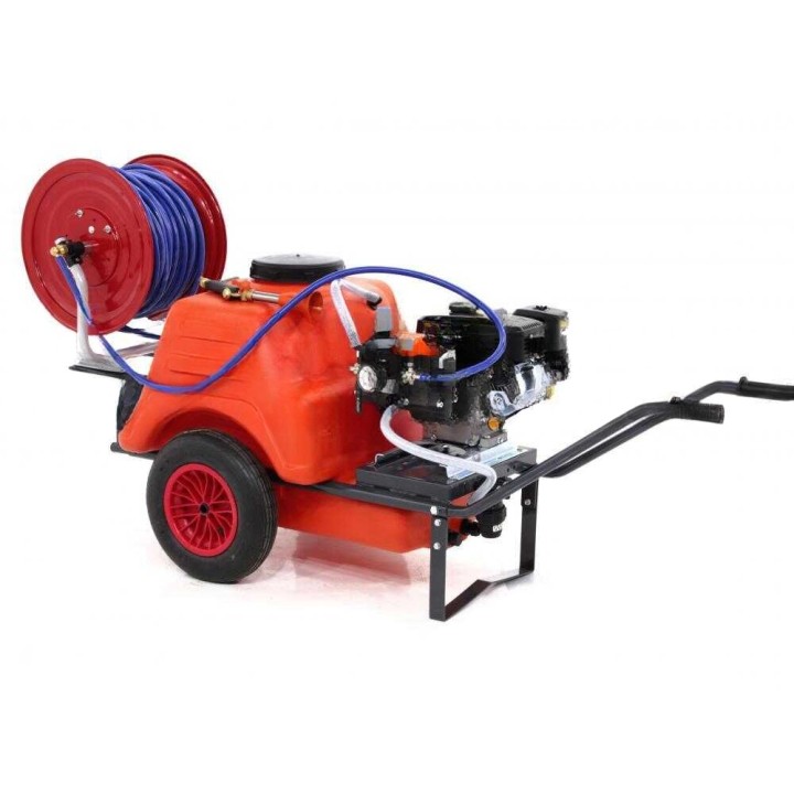 Dal Degan 150 l ruiskutusvaunu, Comet MP 30, Loncin G 200 F, 5 HP